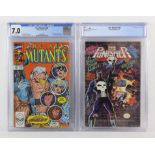 Marvel Comics: New Mutants, a pair of CGC Universal Grade issues (1990-1991) – includes,
