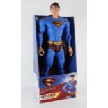 2006 Mattel boxed Superman Returns Poseable 30” Action Figure (J2108) 32 x 31.5cm overall.