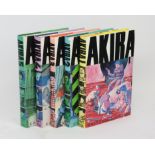 OTOMO (Katsuhiro). Akira, Limited hardcover editions, five volumes, mixed limitations, includes,