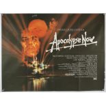 Apocalypse Now (1979) British Quad film poster, War directed by Francis Ford Coppola & starring
