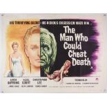 The Man Who Could Cheat Death (1959) British Quad film poster, Hammer Film Production,