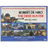 The Deer Hunter (1978) British Quad film poster, starring Robert De Niro, folded, 30 x 40 inches.