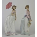 Two Lladro figures, Afternoon Promenade and Basket of Love, boxed (2)