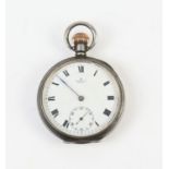 Coventry Astral Gents silver pocket watch, hallmarked Birmingham 1912