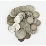 Quantity of pre 1947 silver coins, 264gms