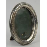 Chester silver Oval photo frame, 18cm Tall, 1916