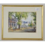 Valerie Petts pair of prints. Both South African scenes 17x23cm framed and glazed. (2)