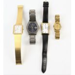 Four Seiko wristwatches, two gents and two ladies (4)