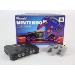 Nintendo 64 Console with grey Controller (NTSC-J) + 2 games. This item comes with a PAL power pack.