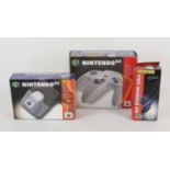 AMENDED DESCRIPTION Nintendo 64 Console - Boxed with Accessories This lot contains a boxed N64
