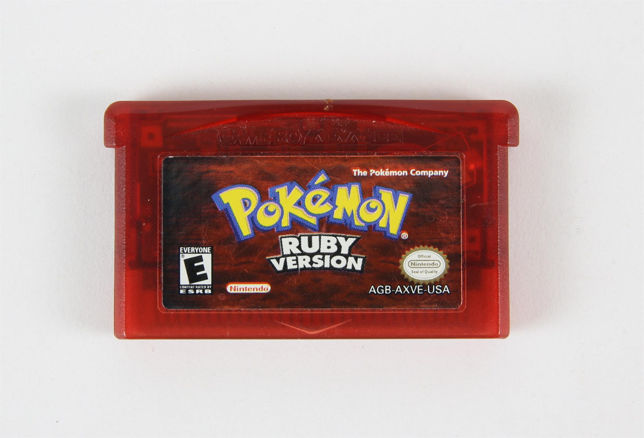 AMENDED DESCRIPTION NINTENDO Gameboy Advance Pokémon Ruby (cart only)