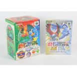 2 boxed Pokémon games for N64 (NTSC-J) Includes: Pocket Monsters' Stadium 2 and Pocket Monsters'