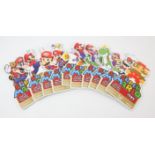 NINTENDO Super Mario 2 set of small show cards (x10) All cards are different and chronicle the