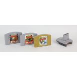 NINTENDO N64 Pokémon games + N64 Transfer Pak (PAL) Includes: Pokémon Stadium, Pokémon Stadium 2