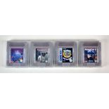 Nintendo Game Boy cartridges x 4. All in plastic hard cases, no boxes. Bo Jackson, Robocop 2,