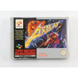Axelay boxed SNES game (PAL)