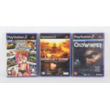 PlayStation 2 Factory Sealed Games Collection - Cold Winter - Conflict Zone - Big Mutha Truckers 2.