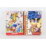 2 boxed N64 games (NTSC-J) Includes: Goemon and Goemon's Great Adventure