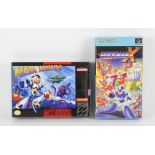 2 x Super Nintendo SNES games. Rockman X (shvc-A7RJ-JPN) & Mega Man X (SNS-RX-USA).