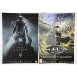 Halo Anniversary + Skyrim POS merchandising pack Contains: Halo Box (x2), Halo poster (x2) and a