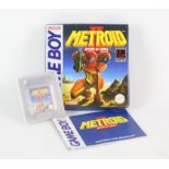 NINTENDO Metroid II Return of Samus boxed Gameboy game