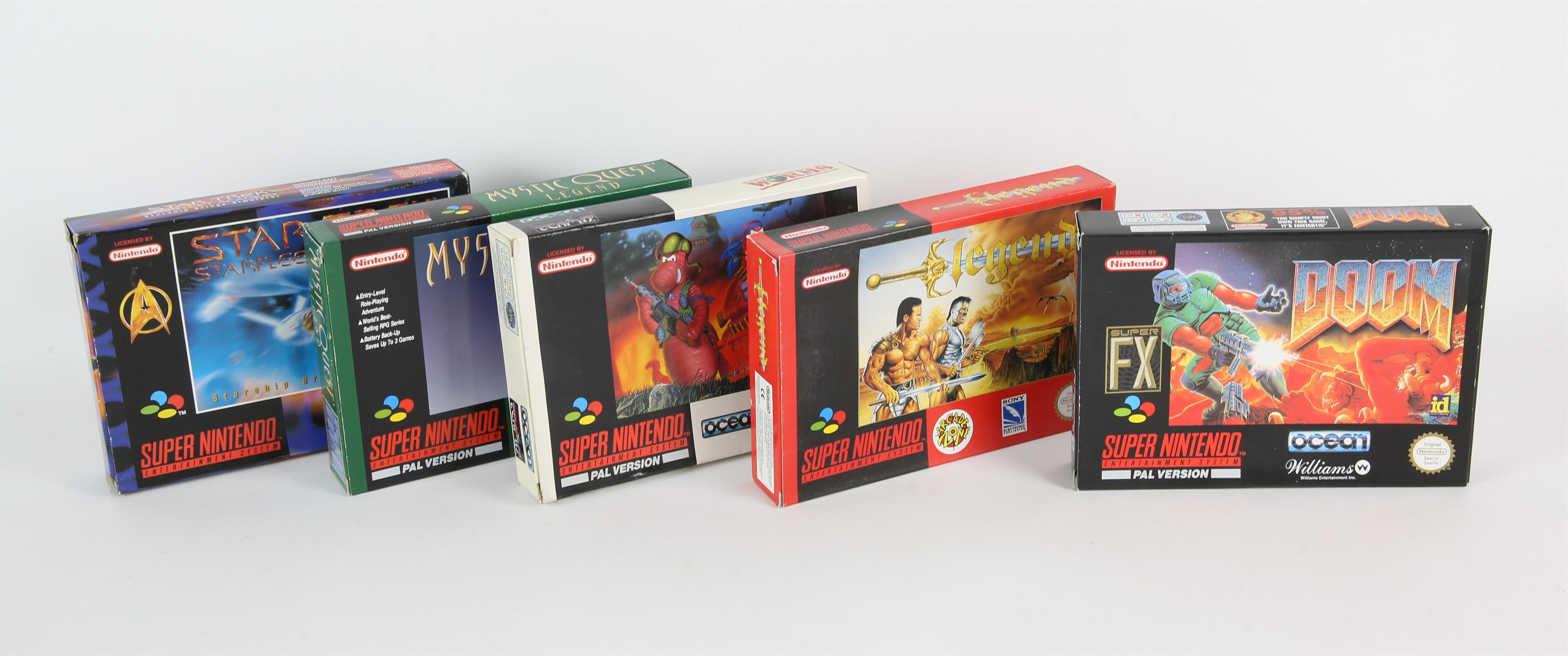 Super Nintendo 'Rare' Games Bundle. This lot contains five of the more rarer games for the SNES.