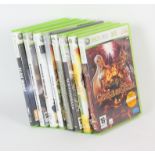 MICROSOFT An assortment of 8 Xbox 360 games (PAL) Includes: Alan Wake, Kingdom Under Fire: Circle