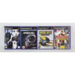 PLAYSTATION An assortment of 4 PS2 games (PAL) Includes: Mace Griffin Bounty Hunter (Factory