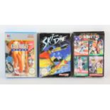 An assortment of 3 boxed NES games (PAL) Includes: Ski or Die, Super Sports Challenge and