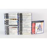 PLAYSTATION A large assortment of 44 PS2 games (PAL) Highlights include: Tony Hawk's Pro Skater 4