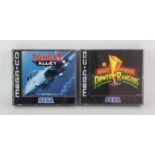 2 boxed SEGA Mega-CD games Includes: Mighty Morphin Power Rangers and Tomcat Alley