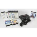 SEGA bundle. A Sega Master System II console with one controller and 13 games including The Ninja,