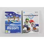 2 boxed Wii games (PAL) Includes: Mario Kart Wii and Wii Sports Resort