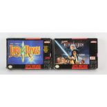 2 boxed Sci-Fi and Fantasy SNES games (PAL) Includes: Super Star Wars Return of the Jedi and The