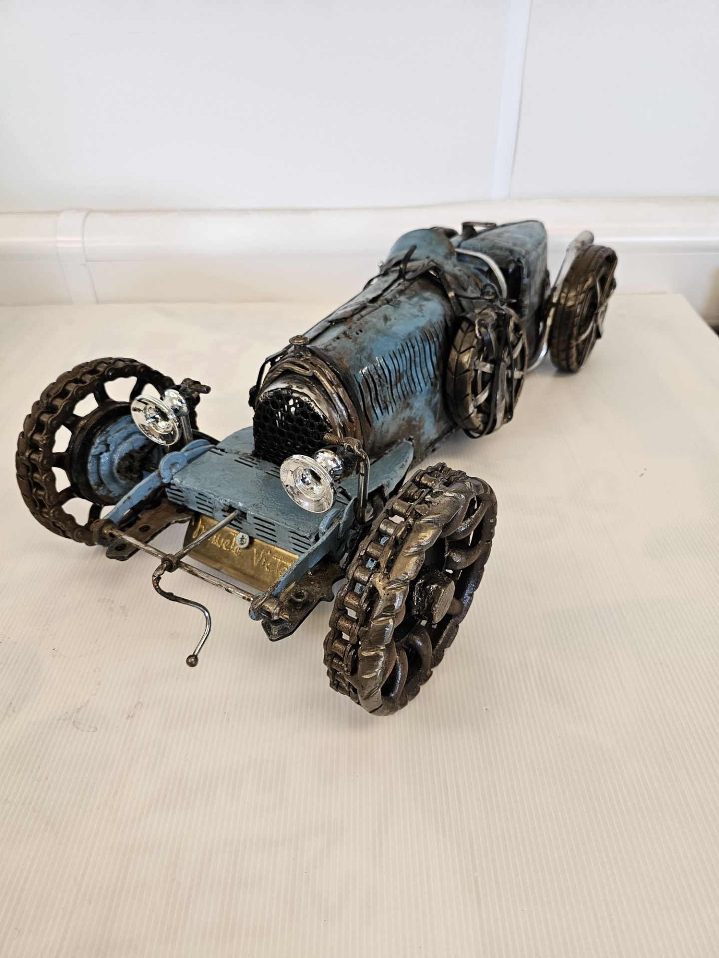 1923 Mercedes Benz 10/30 HP - One-off artistic model made from Iron, steel and glass, These rare and - Image 5 of 7