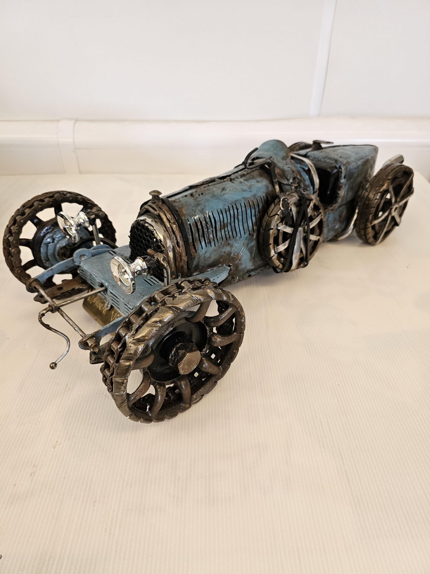 1923 Mercedes Benz 10/30 HP - One-off artistic model made from Iron, steel and glass, These rare and - Image 7 of 7