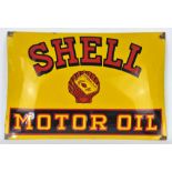 Shell Motor Oil enamel sign - Retro style, Possibly later date garage sign, (60cm x 40cm). Please no