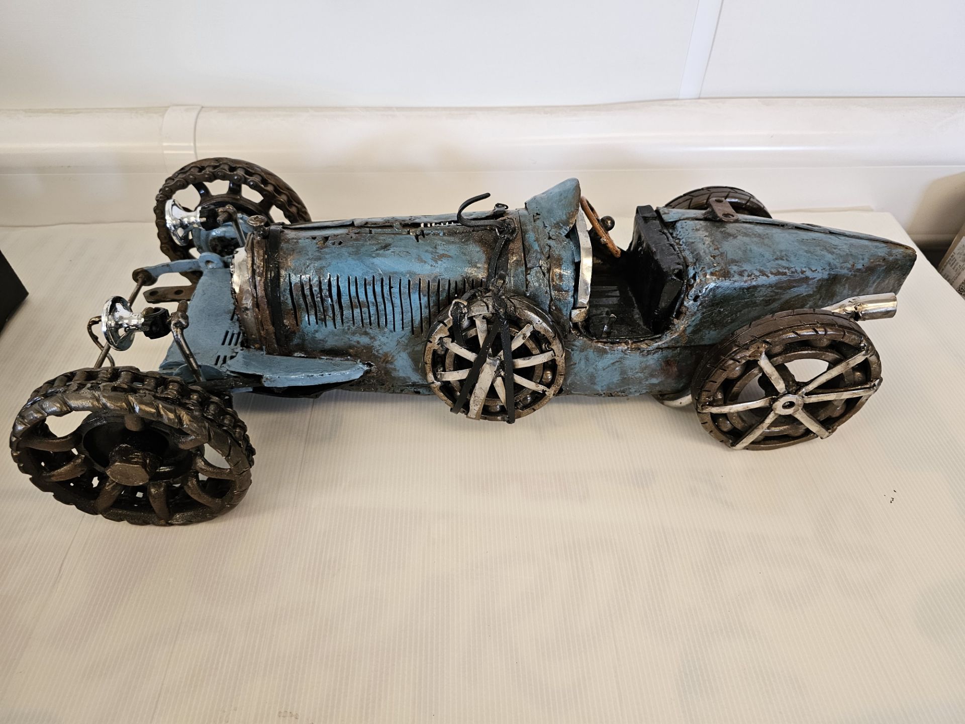 1923 Mercedes Benz 10/30 HP - One-off artistic model made from Iron, steel and glass, These rare and - Image 2 of 7