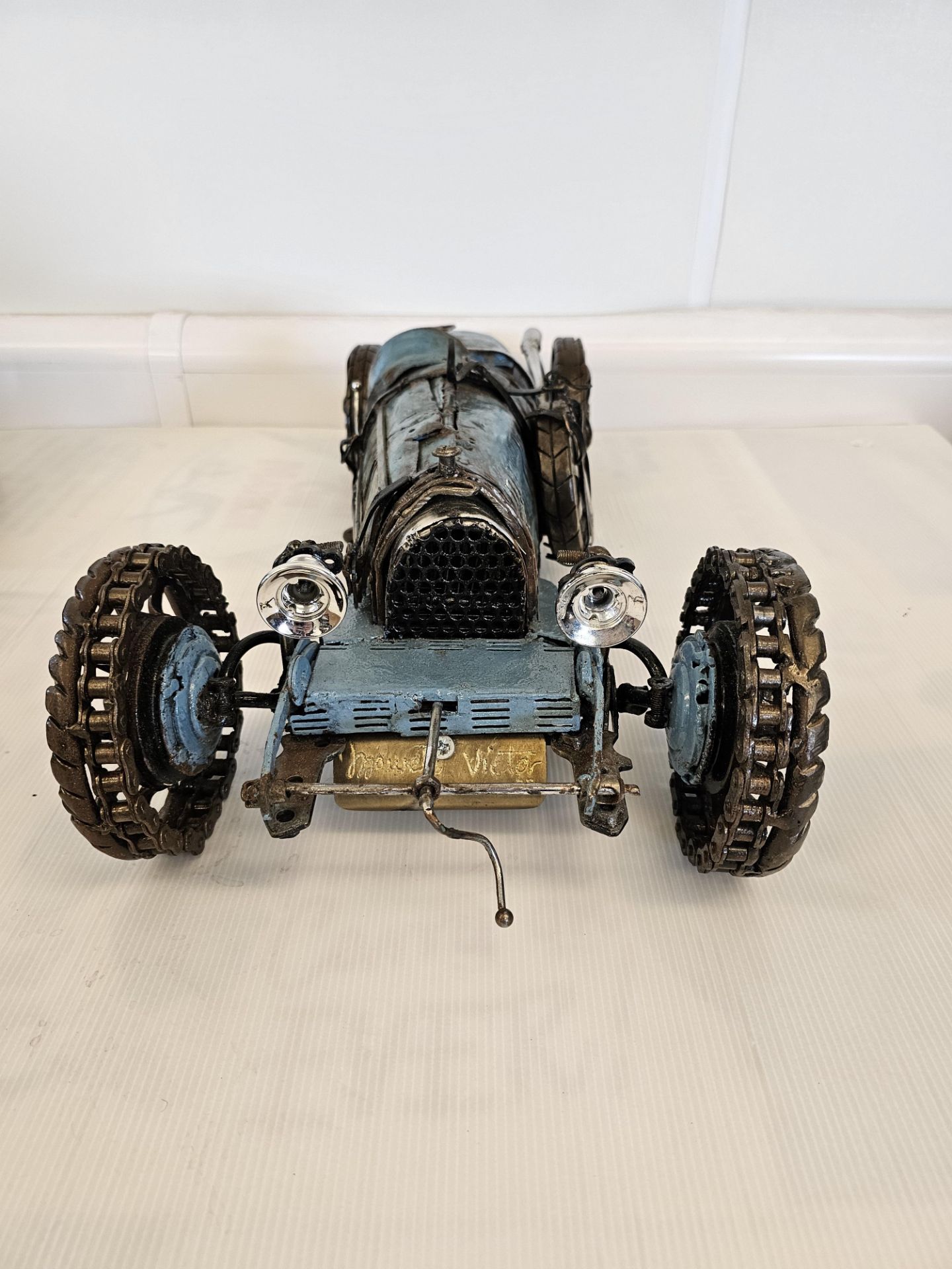 1923 Mercedes Benz 10/30 HP - One-off artistic model made from Iron, steel and glass, These rare and - Image 4 of 7
