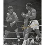 Muhammed Ali (1942-2016) American Boxer and former Heavyweight champion, Autographed black and