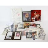 Autographs - 100+ Various photos including Jack Warner, Burt Ward, Charlton Heston, Robert Vaughn,
