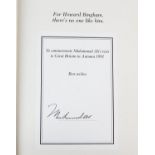 Muhammad Ali 'His Life and Times', a signed hardback book to commemorate his visit to Great Britain