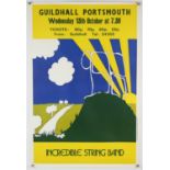 Guildhall Portsmouth Concert posters - Nine in total, Incredible String Band, Soft Machine,