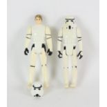 STAR WARS Luke Skywalker as Stormtrooper, one of the last 17 figures, plus a 1977 Stormtrooper.