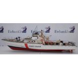 Model Boat / Pond Yacht. Point Bonita, coast guard vessel. Kit built. Length 110cm