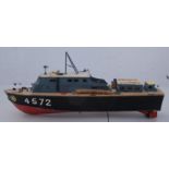 Model Boat / Pond Yacht. RAF rescue boat 4572, kit built. Length 45cm