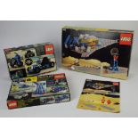 Lego sets boxed with manuals to include Lego, No.928 Galaxy Explorer set, housed in the original