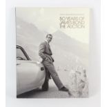 50 Years of James Bond The Auction, Christie's catalogue from 2012, complete and unused.