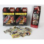 STAR WARS An assortment of Star Wars collectibles Contents include, Qui-Gon Jinn Deluxe action