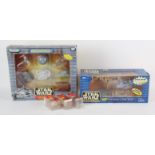 STAR WARS Assortment of Episode 1 toys Includes: Danglers x4, Gian Speeder & Theed Palace,